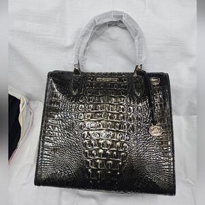 NWT Brahmin The Caroline Onyx  Melbourn satchel